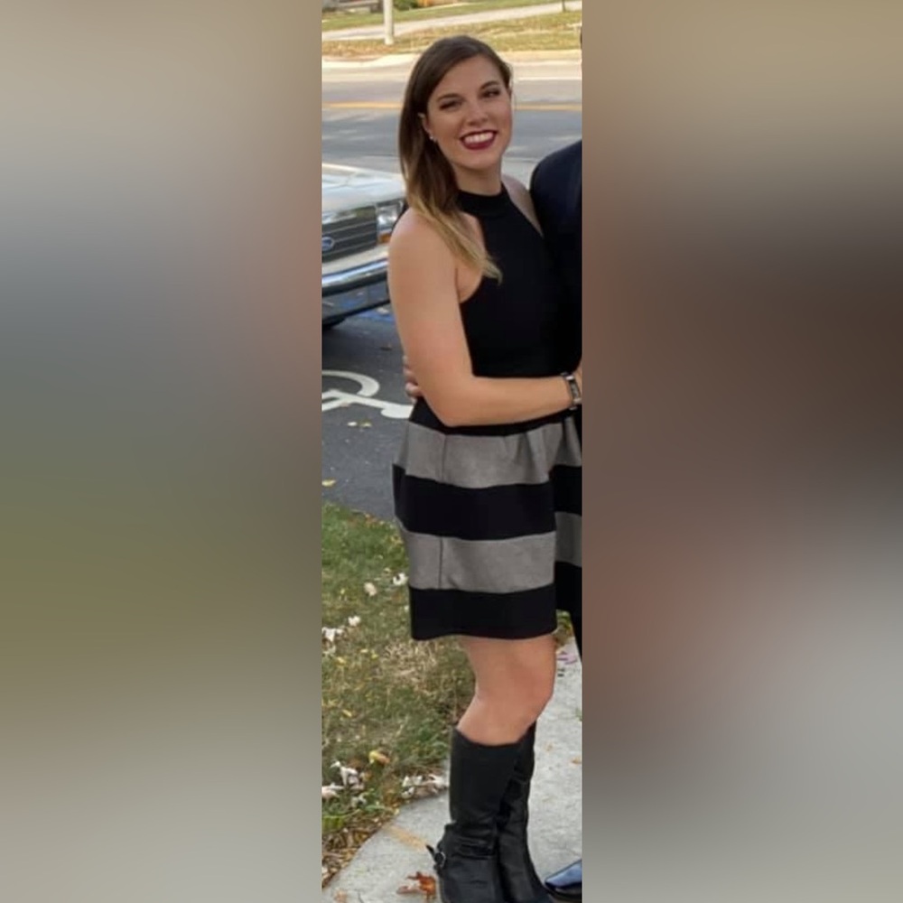 Black and Silver Formal Dress